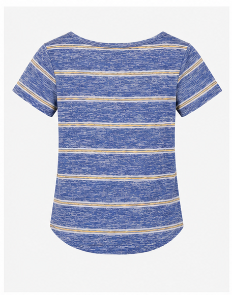 Blusa de Rayas con Nudo Frontal