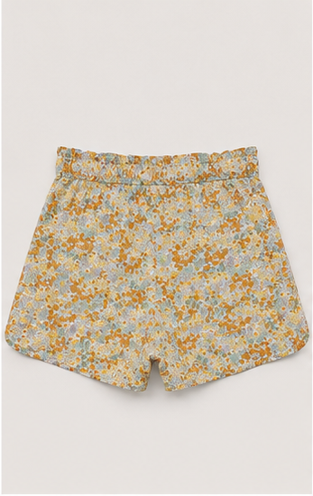 Short Floral de Tiro Alto con Estampado Delicado
