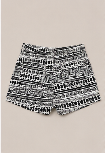 Short Estampado de Tiro Alto