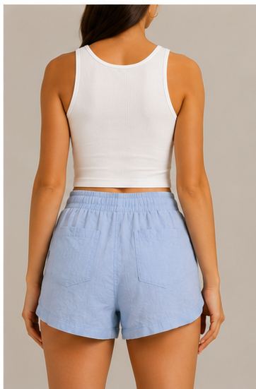 Short Azul Cielo