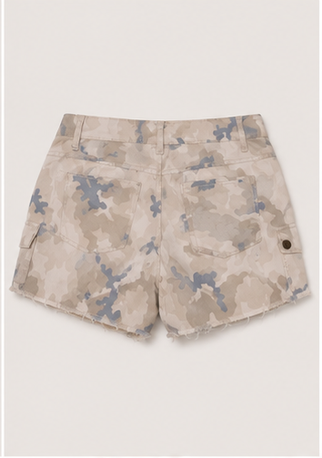 Short de Mezclilla Camuflado para Muje