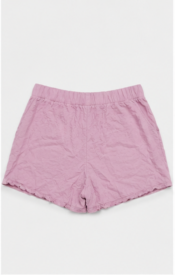 Short Casual Rosa con Cintura Elástica