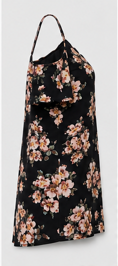 Blusa Floral de Hombros Descubiertos