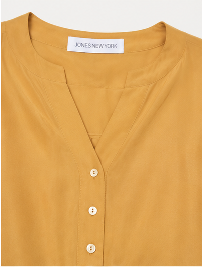 Blusa Sin Mangas con Botonadura Frontal