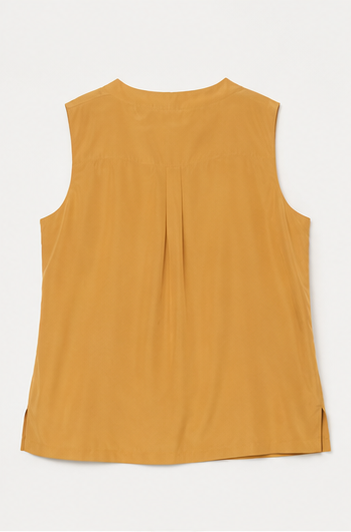 Blusa Sin Mangas con Botonadura Frontal