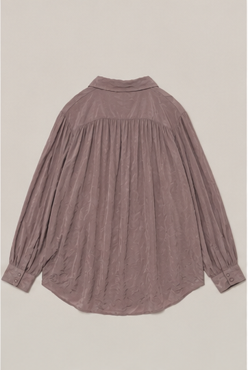 Blusa Tipo Camisa Oversize Plus Size de Manga Larga