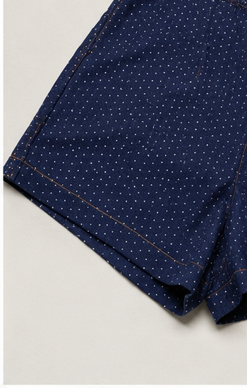 Enterizo Short Azul Marino con Escote de Tiras