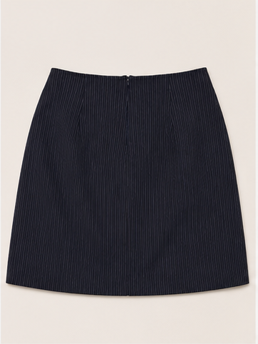 Falda Mini de Rayas para Mujer