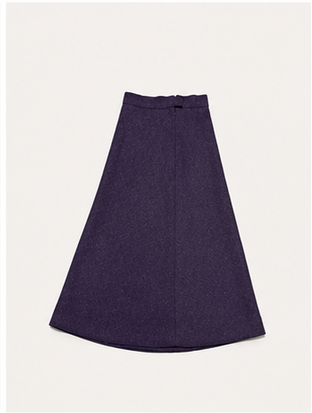 Falda midi de corte evasé