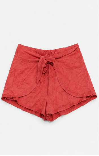 Short Tipo Falda con Lazo Frontal