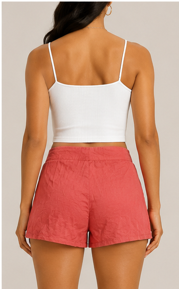 Short Tipo Falda con Lazo Frontal