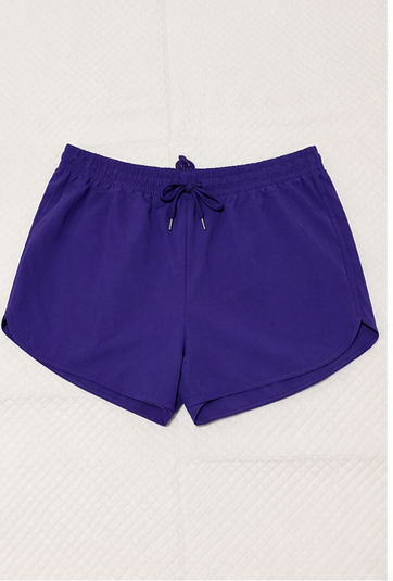 Short Deportivo de Cintura Elástica con Cordón Ajustable