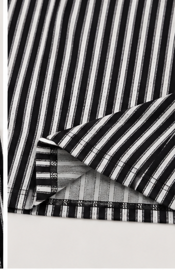 Pantalón Palazzo de Rayas de Tiro Alto