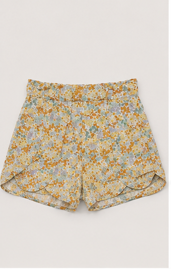 Short Floral de Tiro Alto con Estampado Delicado