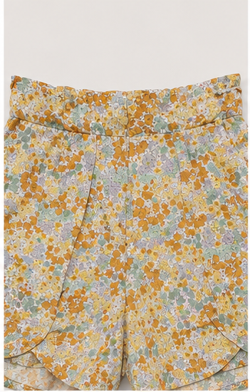 Short Floral de Tiro Alto con Estampado Delicado