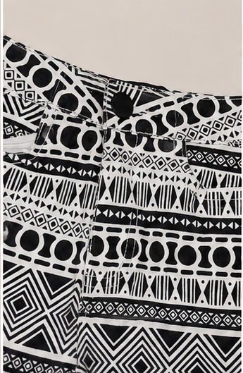 Short Estampado de Tiro Alto