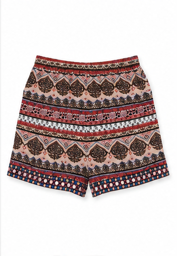 Short Estampado Boho para Mujer