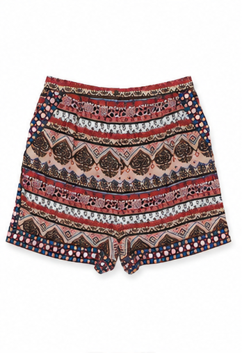 Short Estampado Boho para Mujer