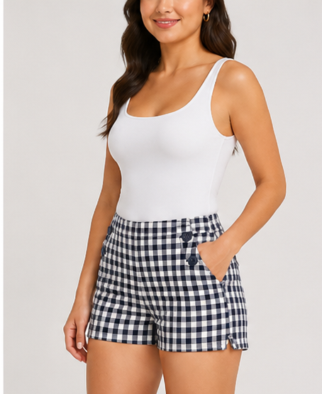 Short de Cuadros Vichy