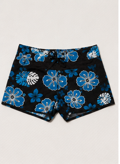 Short Estampado Floral con Cintura Ajustable