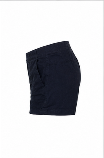 Short Casual de Tiro Medio con Bolsillos Negro