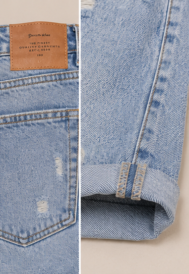 Short de Mezclilla de Tiro Alto para Mujer