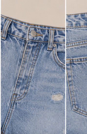 Short de Mezclilla de Tiro Alto para Mujer