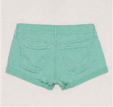 Short de Mezclilla Color Aqua para Mujer
