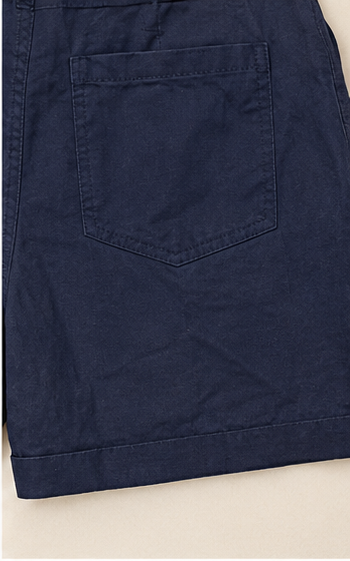Short Azul Pizarra de Tiro Alto