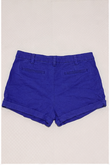 Short de Tiro Alto con Dobladillo Doblado