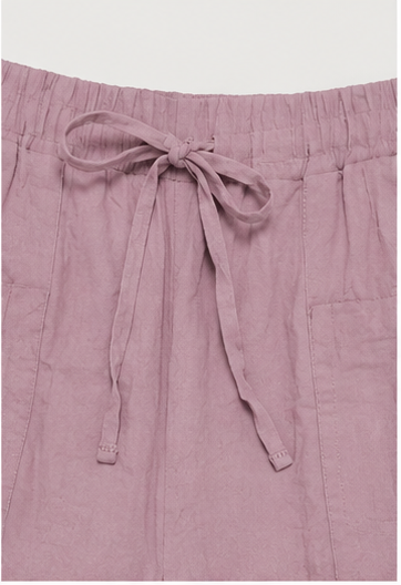 Short Casual de Tiro Alto con Cordón Ajustable