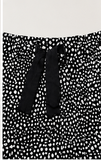 Short Estampado con Cintura Elástica y Lazo