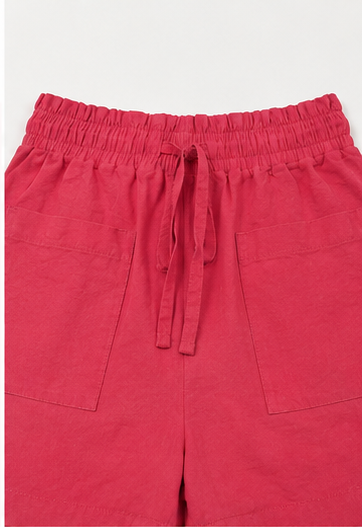 Short Coral con Cintura Elástica