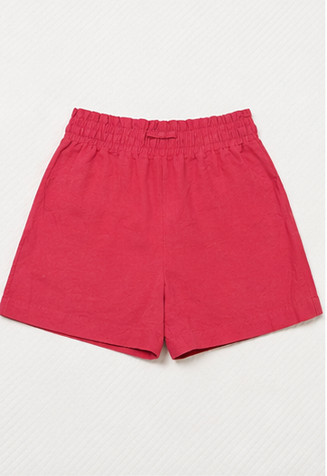 Short Coral con Cintura Elástica
