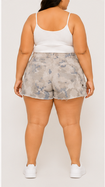 Short de Mezclilla Camuflado para Muje