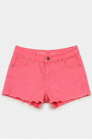 Short de Mezclilla con Dobladillo Deshilachado