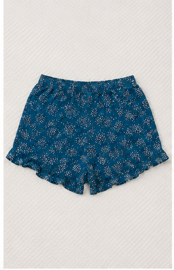 Short Estampado de Tiro Alto con Lazo Ajustable