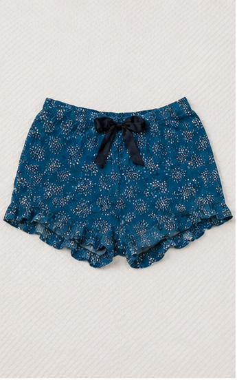 Short Estampado de Tiro Alto con Lazo Ajustable