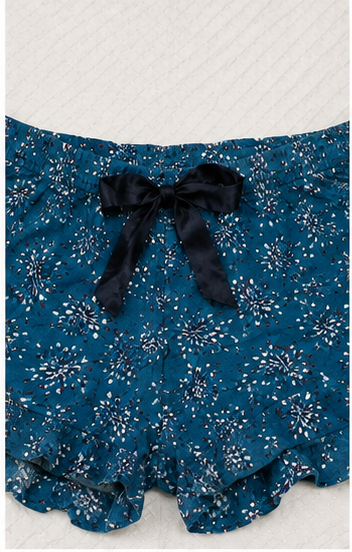 Short Estampado de Tiro Alto con Lazo Ajustable