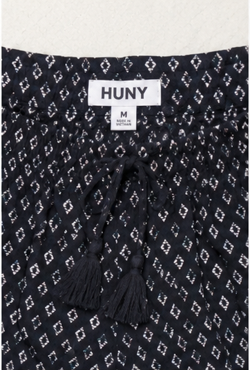 Short Estampado con Detalle de Pompones