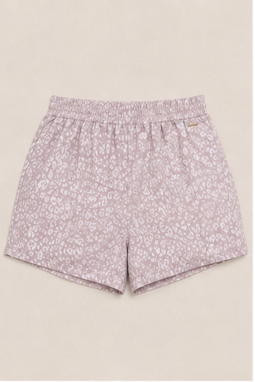 Short Lavanda con Estampado Animal Print