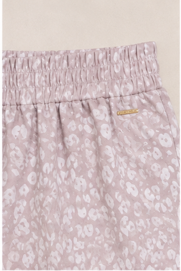 Short Lavanda con Estampado Animal Print