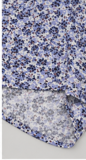 Short Floral de Tiro Alto con Cintura Elástica