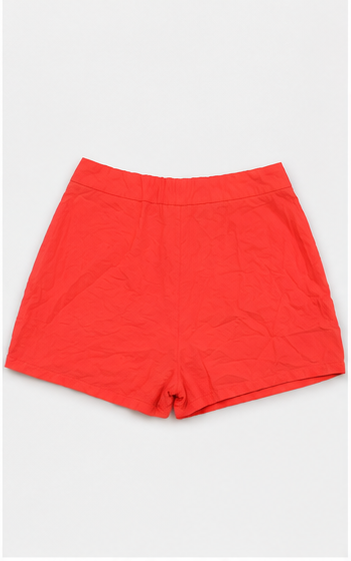 Short de Tiro Alto Color Coral