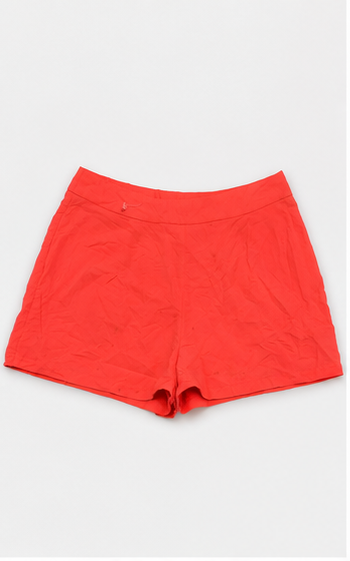 Short de Tiro Alto Color Coral