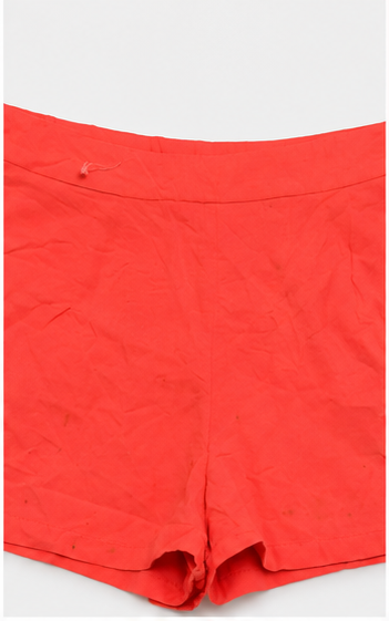 Short de Tiro Alto Color Coral