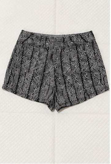 Short Estampado con Cintura Elástica y Corte Relajado