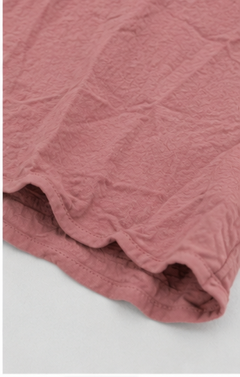 Short Casual Rosa con Cintura Ajustable