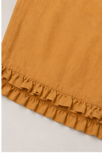 Short Mostaza con Volante