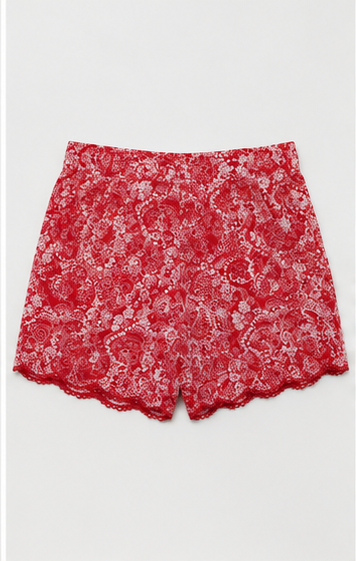 Short Rojo Floral